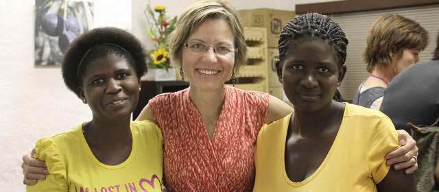 Sophia Flanked Desert Secrets Co-Workers